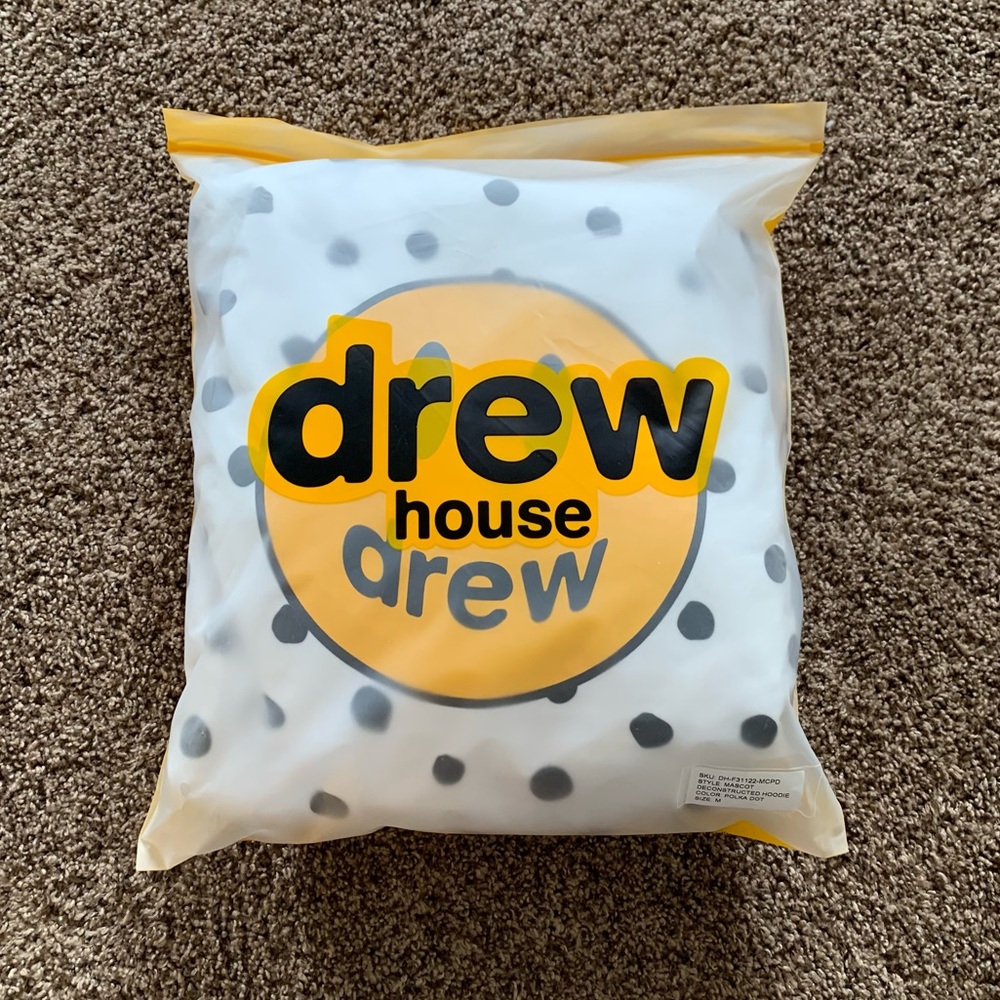 NEW Drew House Our Mascot Deconstructed Hoodie